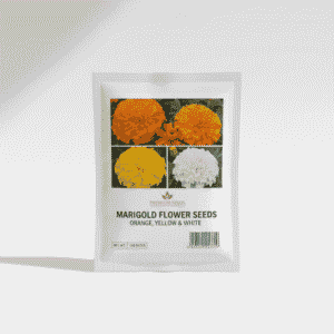 Marigold Flower Seeds – Orange, Yellow & White Mix (Pack of 3 × 10g) for Vibrant Blooms
