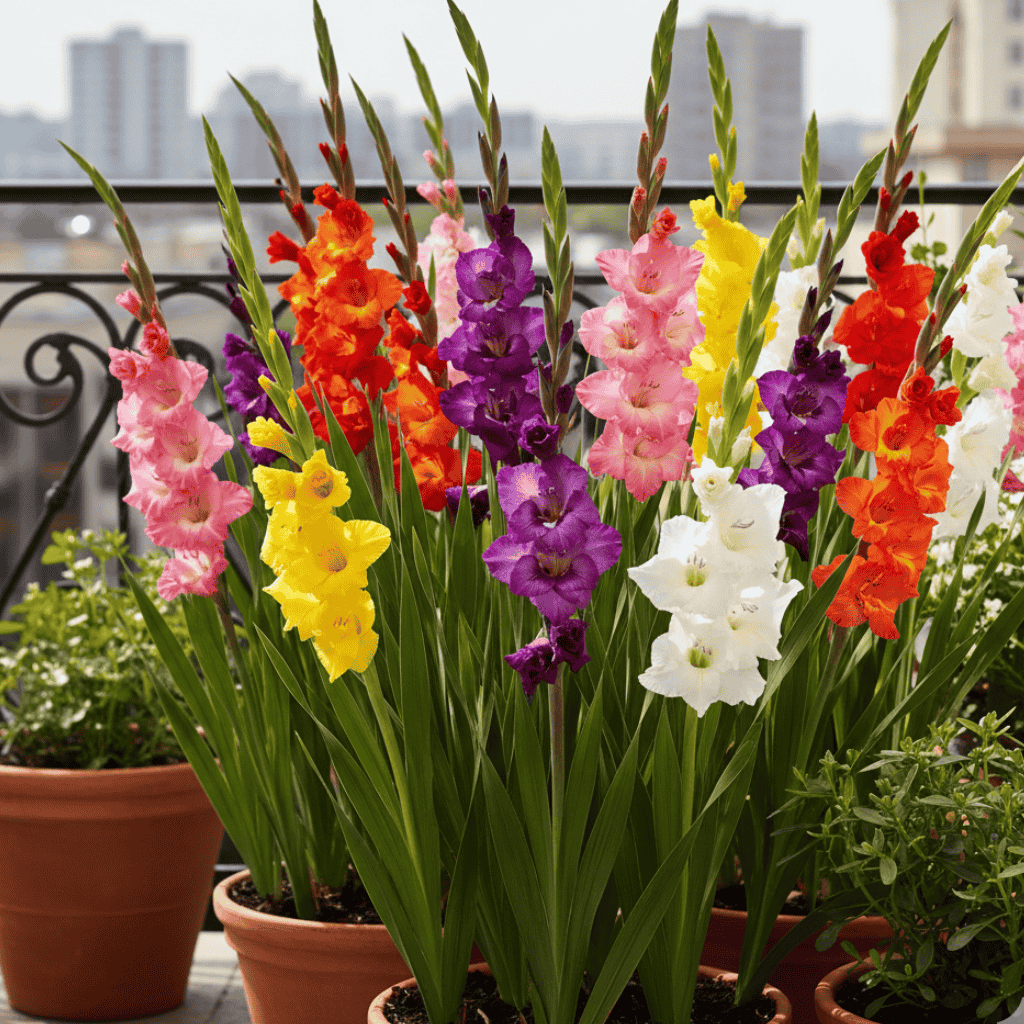 Gladiolus Multicolour Flower Bulbs