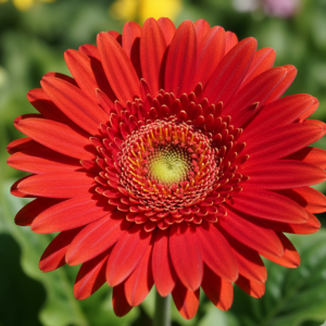 Red Gerbera Flower Plant