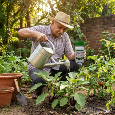 Liquid Seaweed Extract Fertilizer – 500 ml (Organic Plant Growth Booster) - Image 3